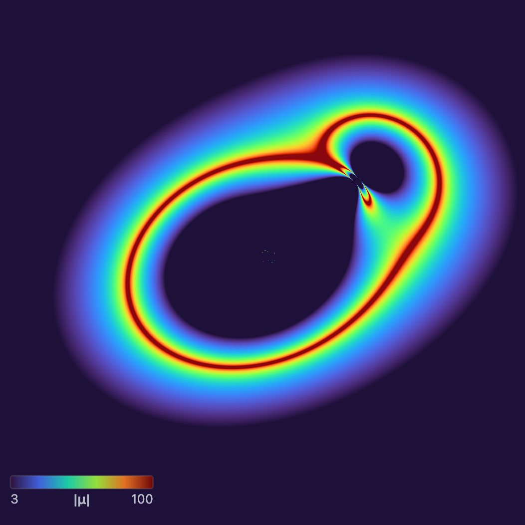 Magnification map with the Turbo palette.